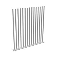 PIK INLINE Panel  1200Wx1280H  White