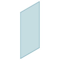 12mm CHANNEL Glass 600W x 1350H