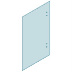 12mm CHANNEL Glass Hinge 1000W x 1350H