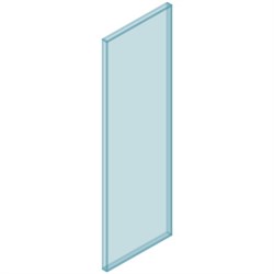 12mm Glass Frameless 400W x 1200H