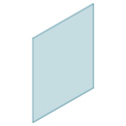 12mm Glass Frameless 1150W x 1200H