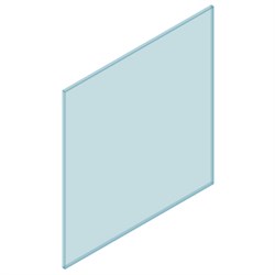 12mm Glass Frameless 1350W x 1200H