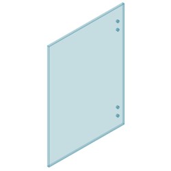 12mm Glass Master Hinge 1100W x 1200H