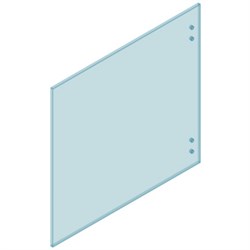 12mm Glass Master Hinge 1500W x 1200H