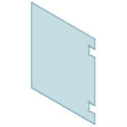 12mm Glass Polaris Hinge 1200W x 1200H