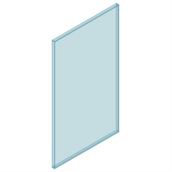 10mm SemiFrameless Balustrade 530Wx950H