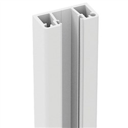 50x25mm  5800mm  HALF POST  WHITE