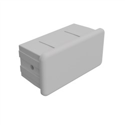 Australis  OFFSET ALUM END CAP  WHITE