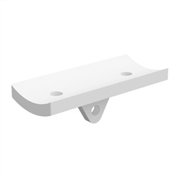 OFFSET  508mm SADDLE ONLY  WHITE