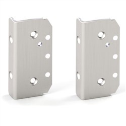 Atlantic Hinge  SQ POST PLATES  SATIN