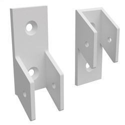 BARR  34C34 RAKING Bracket  4 pk  White