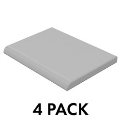 BARR Bracket Cap  WHITE  4 pack