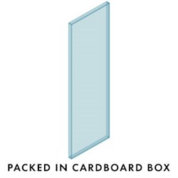 12mm Glass Frameless 400W x 1200H