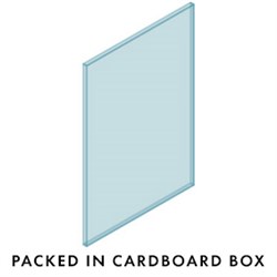 12mm Glass Frameless 750W x 1200H