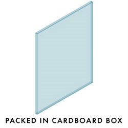 12mm Glass Frameless 850W x 1200H