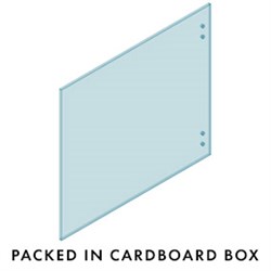 12mm Glass Master Hinge 1600W x 1200H