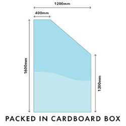 12mm Glass Retaining Wall Panel  1600H