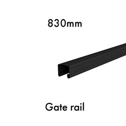 CBOND  GATE RAIL 830mmL  BLACK