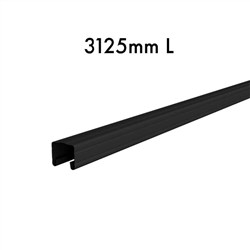 CBOND  RAIL  3125mmL  BLACK