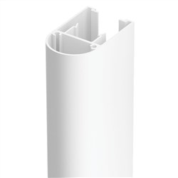 Curva  65x40mm  6100mm  WHITE