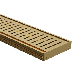 Dlab w SLOT GRATE1200Lx20mmHGOLD