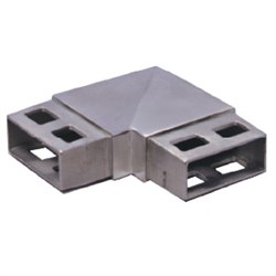 Euro  50x25mm  90 Deg Joiner  SATIN