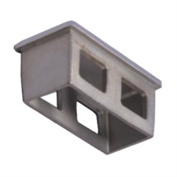 Euro  50x25mm  End Cap  SATIN