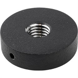STANDOFF  38mm x 10mm BODY  BLACK
