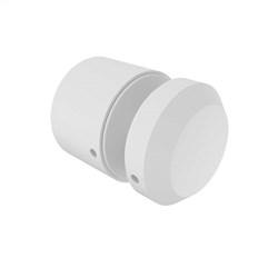 GLASS STANDOFF  38x25mm  MATT WHITE