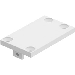 Batten  50x30mm  CONNECT PLATE  WHITE