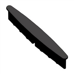 Pronto Louvre Blade  END CAP  BLACK
