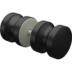 Purity NERO  KNOB  ROUND RECESSED BLA