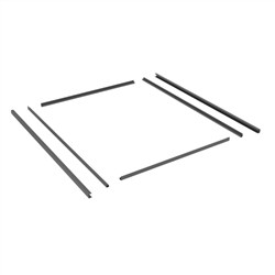 PERF38x25mm  TRANS FRAME KIT Black