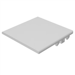 QS Gate  50x50mm TOP CAP  WHITE