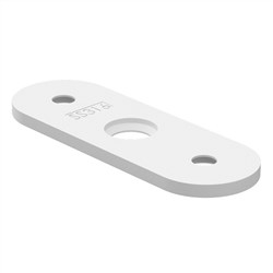 Saddle only suits flat rail  WHITE