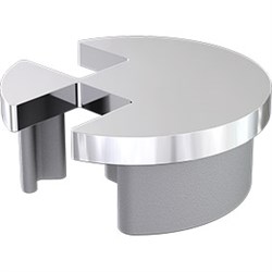 SLOT50  90Deg Notched Post Cap  POLISH