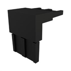 SOLO 50x10mm Vertical Joiner  BLACK