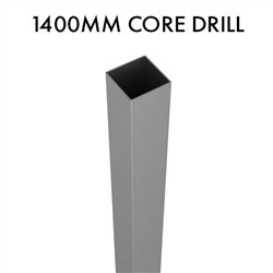 SQUARE 50x50  1400mm  HD POST  SATIN