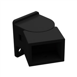 Six Star Bracket  SWIVEL HORIZ  BLACK