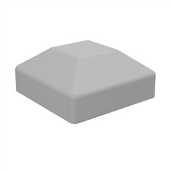 Six Star  EXTERNAL FIT DOME CAP WHITE