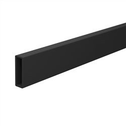 STAL  RAIL BLANK  1650mm long  Black