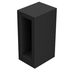 STAL RAIL WALL BRACKET SLIMLINE  Black
