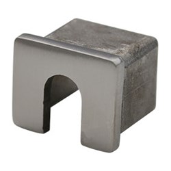 Summit  25x21mm Slotted End Cap Satin