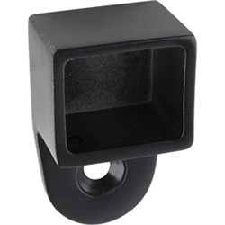 SUMMIT 25x21mm Wall Plate  BLACK