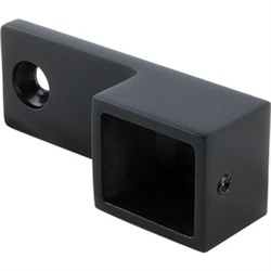 Summit  25x21mm Wall Plate Ext  BLACK