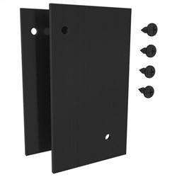 Versa  2x Deck Mount END PLATES  BLACK