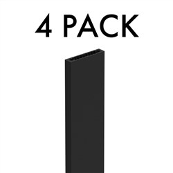 Visor  BALUSTER  1200mmH  Black  4pk