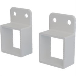 Batten  Bracket  HORIZONTAL  WHITE