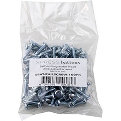 Bag of 100  SCREWS  zinc plated