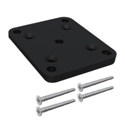 BASE PLATE SET 65mm post  BLACK